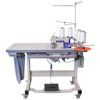 NT-8600T-03H-04-D-7/P-B Full automatic Baby 4 threads Overlock sewing machine with folder overlap material