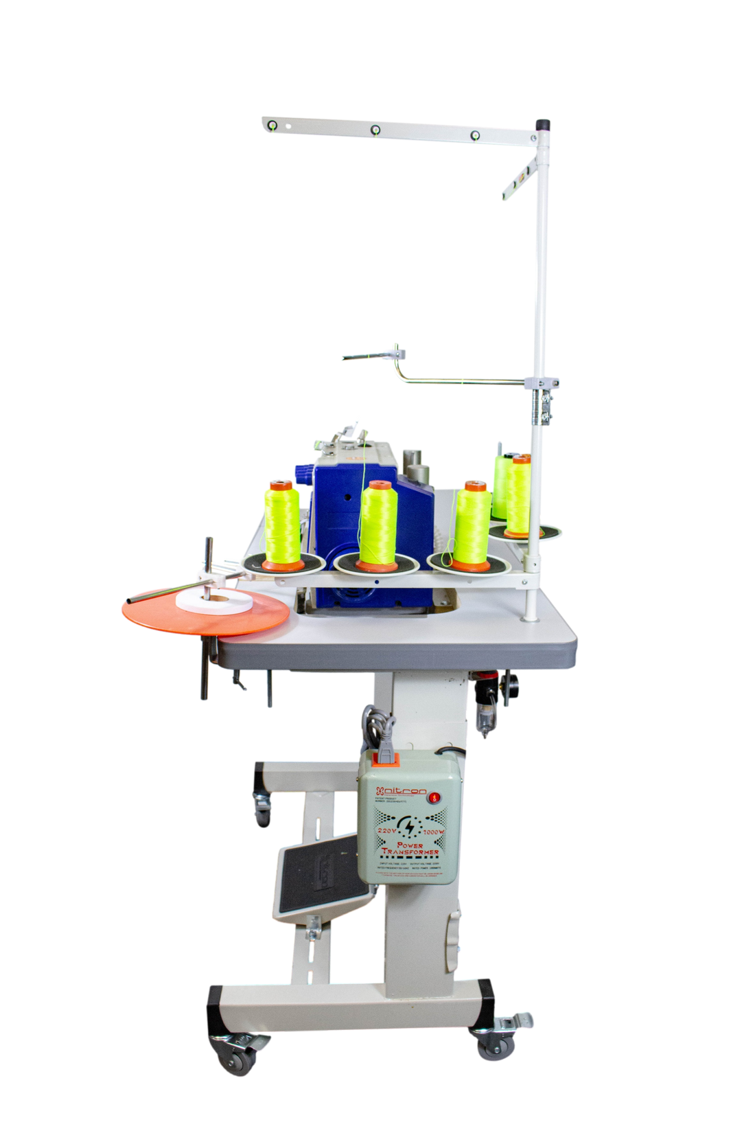 NT-8288-03DM-7/P/PS-B ELECTRONIC AUTO 4 THREADS FULL AUTOMATIC OVERLOCK SEWING MACHINE WITH 5MM TAPE BINDING