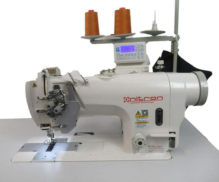 NT-8752 MÁQUINA DE COSER AUTOMÁTICA DE DOBLE AGUJA CON BARRA DIVIDIDA 